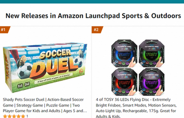 Soccer Duel Ranked #1 New Release on Amazon